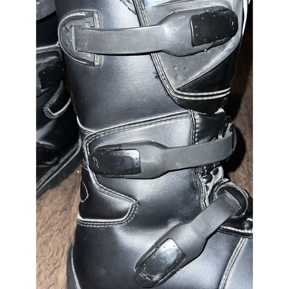Alpinestars Youth Tech 3s Kids Motocross Dirt Bike Boots Kids Size 4 Black main image 5